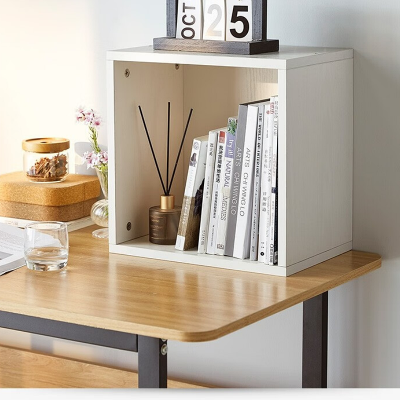 常喜悦 无门文件收纳柜木质书柜书架可叠放自由DIY收纳柜收纳筐JF2X-A高清大图