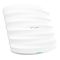 TP-LINK TL-AP452C-POE 无线百兆吸顶ap路由器大功率企业级智能高速wifi网络覆盖室内450M兆小中大户型家用别墅商用酒店网吧KTV宾馆学校组网tplink