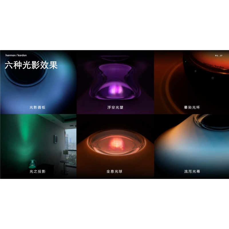 哈曼卡顿(Harman/Kardon)琉璃5代 AURA STUDIO 5哈曼卡顿琉璃五代 升级款新款家用无线蓝牙音箱高清大图