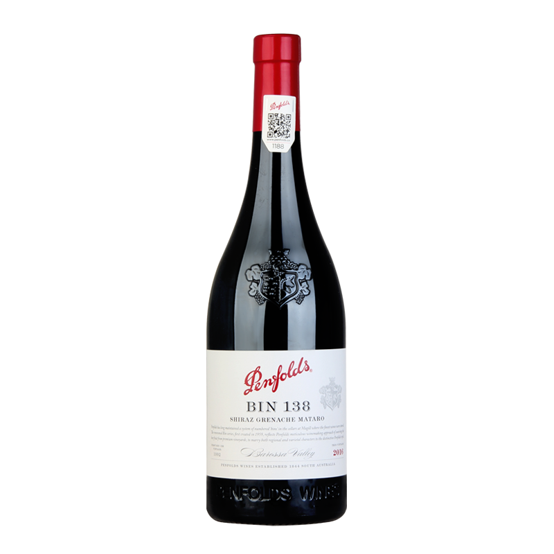 苏糖 奔富(Penfolds)澳洲原瓶进口红酒 奔富BIN138 750ml 单瓶(新老包装随机发货)
