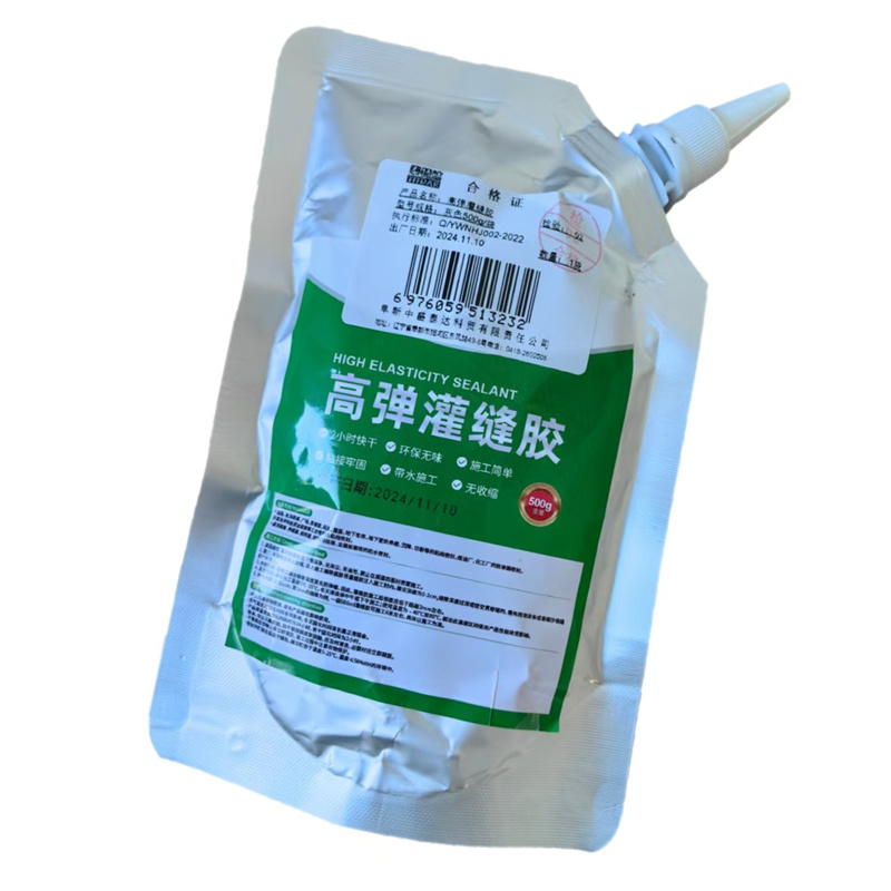 泰特达 高弹灌缝胶 灰色500g 袋高清大图