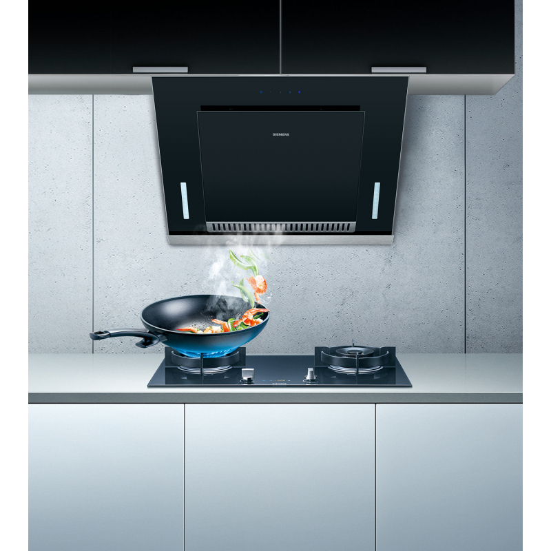 西门子（SIEMENS）侧吸式吸油烟机LS66AA850W 触控式 17.5立方