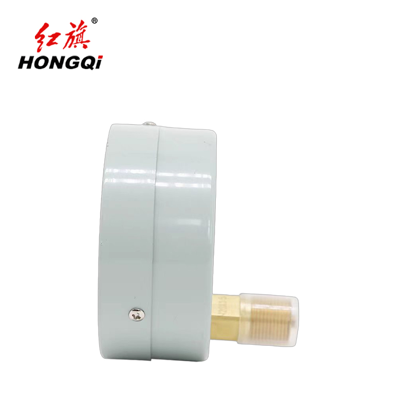 红旗 轴向压力表 Y100Z 0-0.4MPA 块高清大图