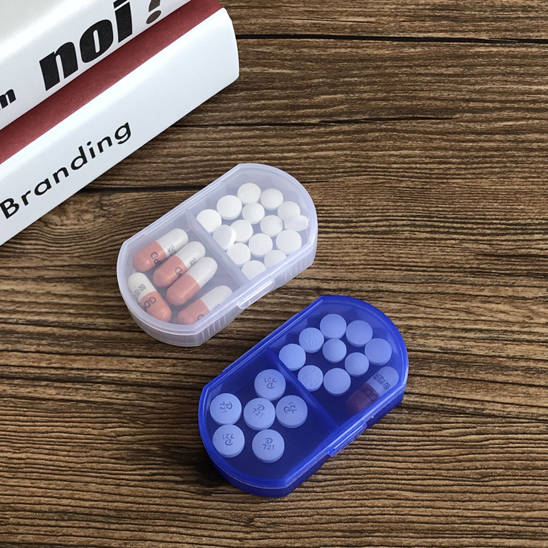 权夫人小药盒药品收纳盒分装薬盒随身药片药丸盒高清大图