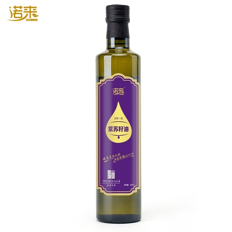诺来 食用油 紫苏籽油 苏子油压榨一级 苏麻油500ml