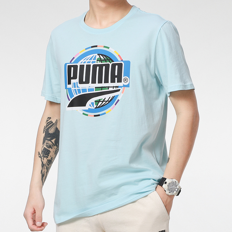 PUMA彪马短袖男装2021夏季新款运动服半袖健身休闲透气T恤531307