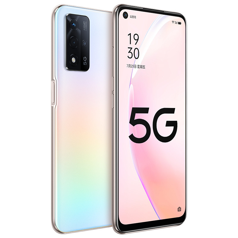 OPPO A93s 5G 白桃汽水 8GB+256GB 5G数字移动电话机 全网通版