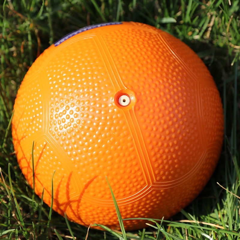 闪电客充气实心球2kg男女学生标准体育考试2公斤标准橡胶铅球