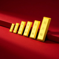周大福小金块 足金黄金工艺金条金砖(计价约5g/10g/20g/30g/50g/100g) IF1753