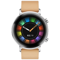 原装仅拆封[二手95新]华为手表 Watch GT2 42mm 智能手表 强劲续航 移动支付 42mm 时尚版 暖砂杏