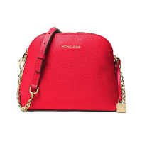 [直营]迈克·科尔斯(MICHAEL KORS)皮革 拉链 小号锁头拉链Mercer Dome单肩斜挎包 MK女包 硬