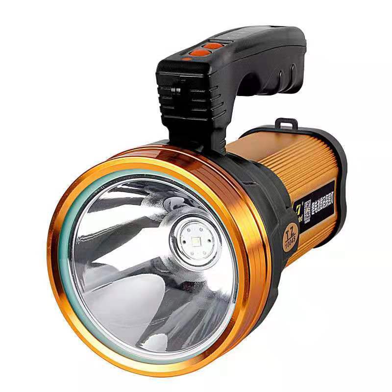 led大功率手电筒强光可充电锂电池手提灯超亮远射家用户外探照灯