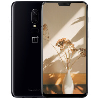 一加(ONEPLUS)手机6 8GB+128GB 亮瓷黑 全面屏双摄游戏手机 移动联通电信4G全网通