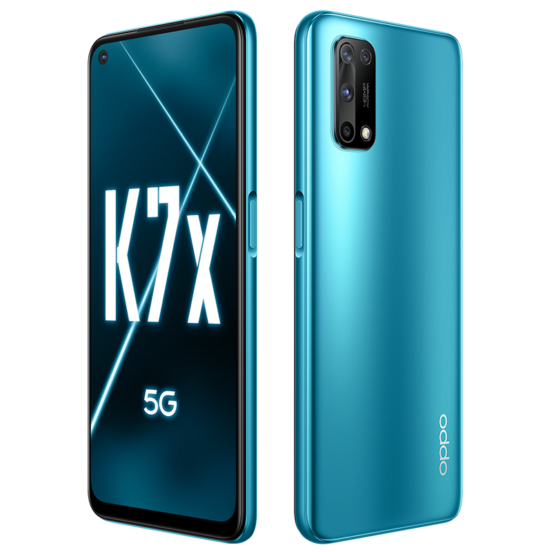 OPPO K7x 蓝影 8GB+128GB 全网通 双模5G 30W闪充4800万四摄 5000mAh长续航 90Hz电竞屏 拍照美颜游戏智能手机