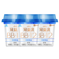 蒙牛 冠益乳 BB-12 麦酪乳 原味 100g*3杯