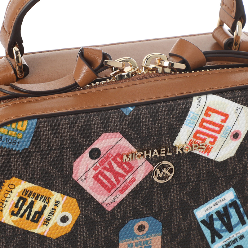 Michael Kors 迈克·科尔斯 女士时尚挎包 32T0GT9C2O-BROWNMULTI
