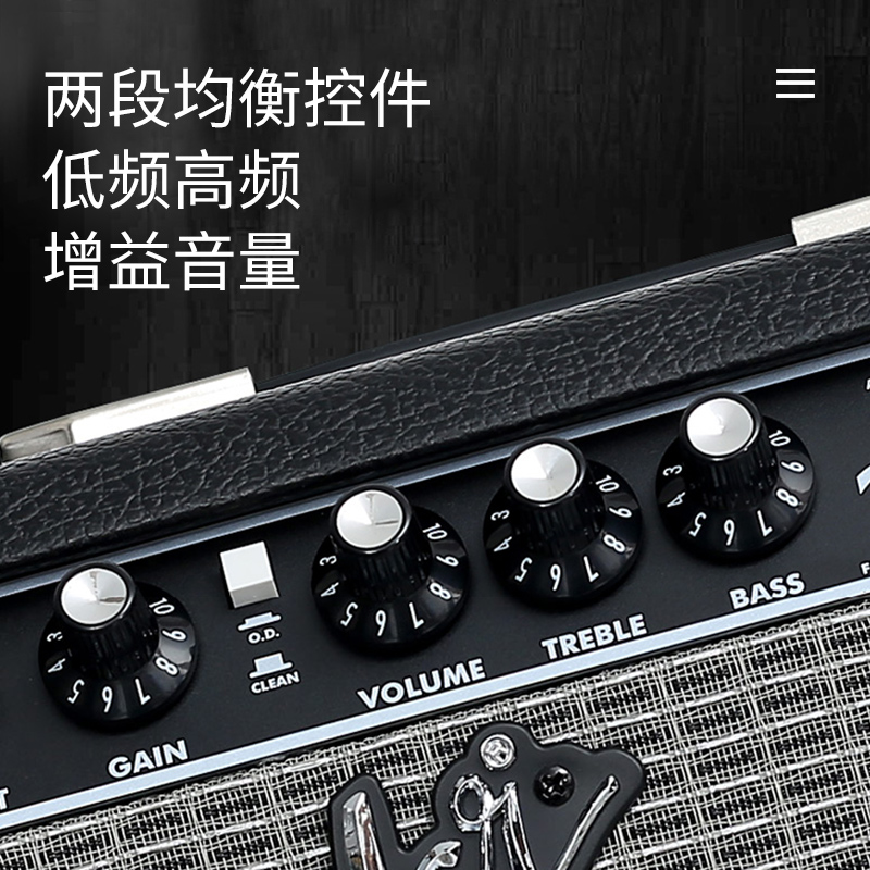 芬达fender 吉他音箱Fender电声乐器 frontman 10G 电子管失真电箱吉它贝斯音响高清大图