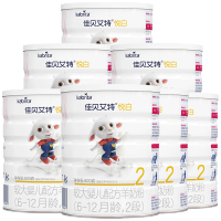 佳贝艾特(kabrita)悦白较大婴幼儿配方羊奶粉(6-12月)2段800g*7罐装(荷兰原罐进口)