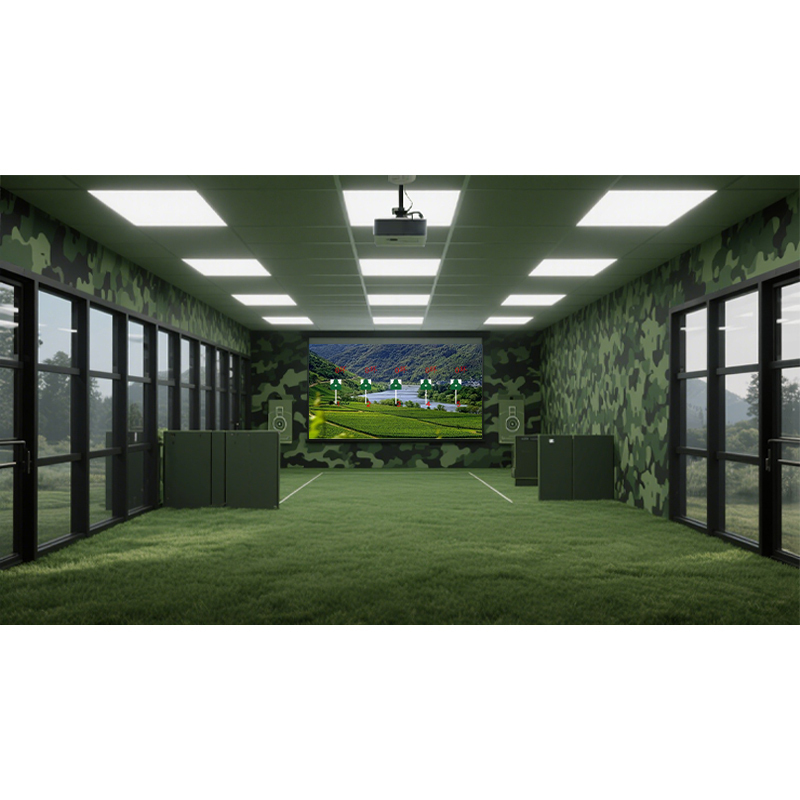 LJYZN-C1979影像射击模拟训练系统室内模拟射击练习系统激光对抗型自动靶标系统室内影像射击模拟训练系统高清大图