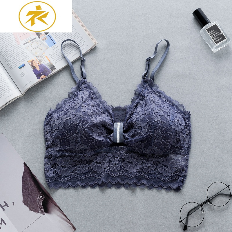 性感镂空蕾丝文胸网红吊带美背抹胸背心打底衫聚拢内搭裹胸内衣女抹胸