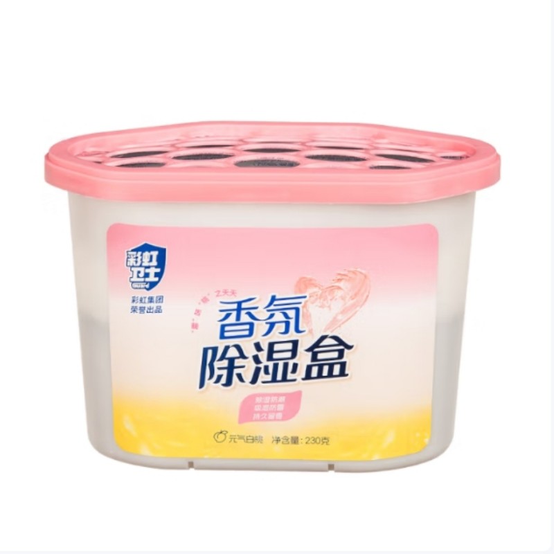 彩虹(RAINBOW)卫士香氛除湿盒元气白桃(6盒装)R6901-6