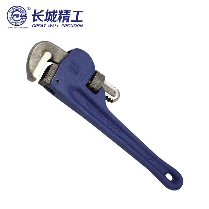 长城精工 18英寸美式喷塑高强度重型管子钳 水管钳管子扳手安装钳 450mm 206118 1把图片
