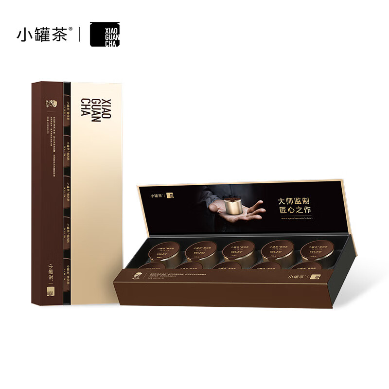 小罐茶 金罐系列黑茶普洱熟茶 40g(4g*10) (单位:盒)