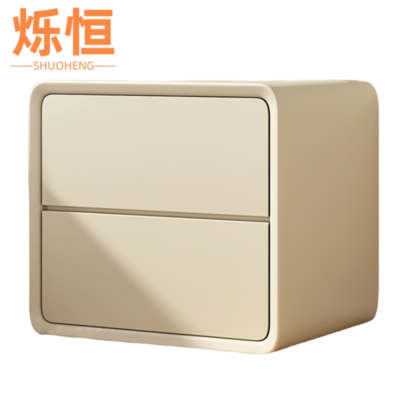烁恒 床头柜 米白45*40*47 个高清大图