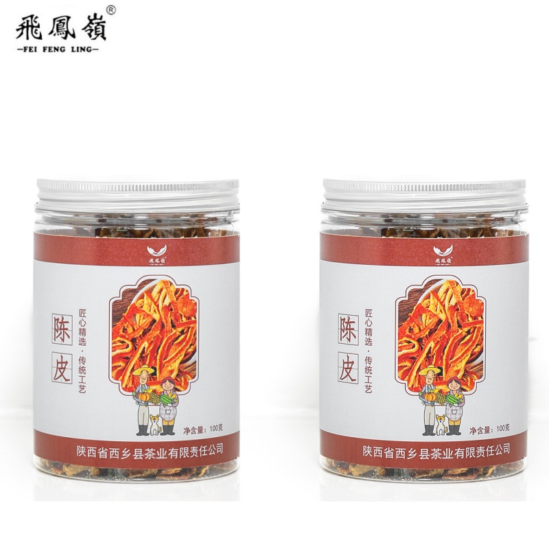 飞凤岭陈皮100g/罐高清大图