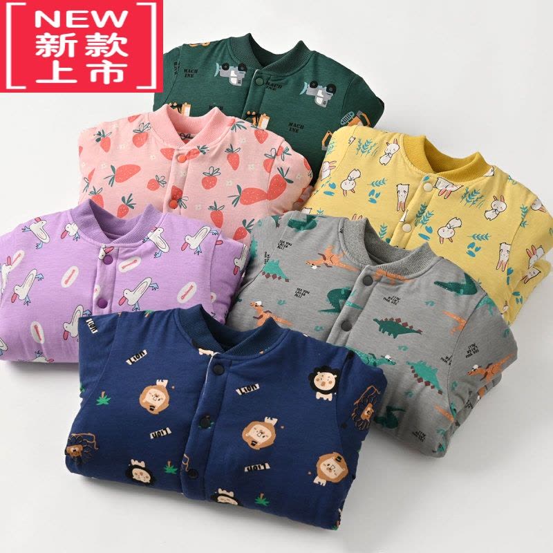 可莉允套校服 过冬儿童丝棉棉袄 男童女童棉外套 冬季新款 山东网店童装棉服图片