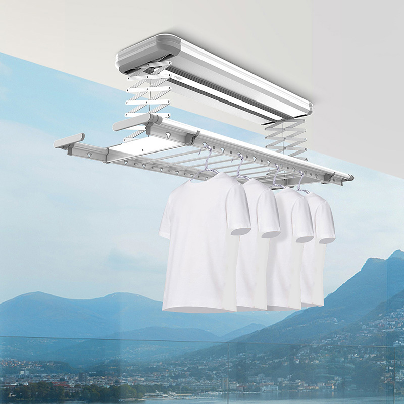 雷士照明nvc电动晾衣机智能遥控杀菌消毒烘干风干升降晒衣架阳台凉衣