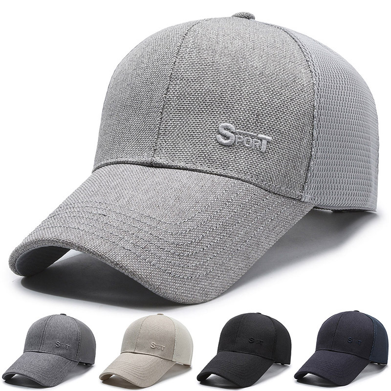 夏季新款遮阳帽子男女款网眼透气棒球帽户外运动防晒潮流韩版棒球帽高清大图