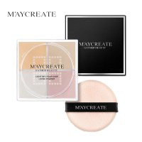 健美创研MAYCREATE轻盈定妆四格散粉四色蜜粉定妆粉控油防水化妆品- 02#微闪珍珠正常规格12g