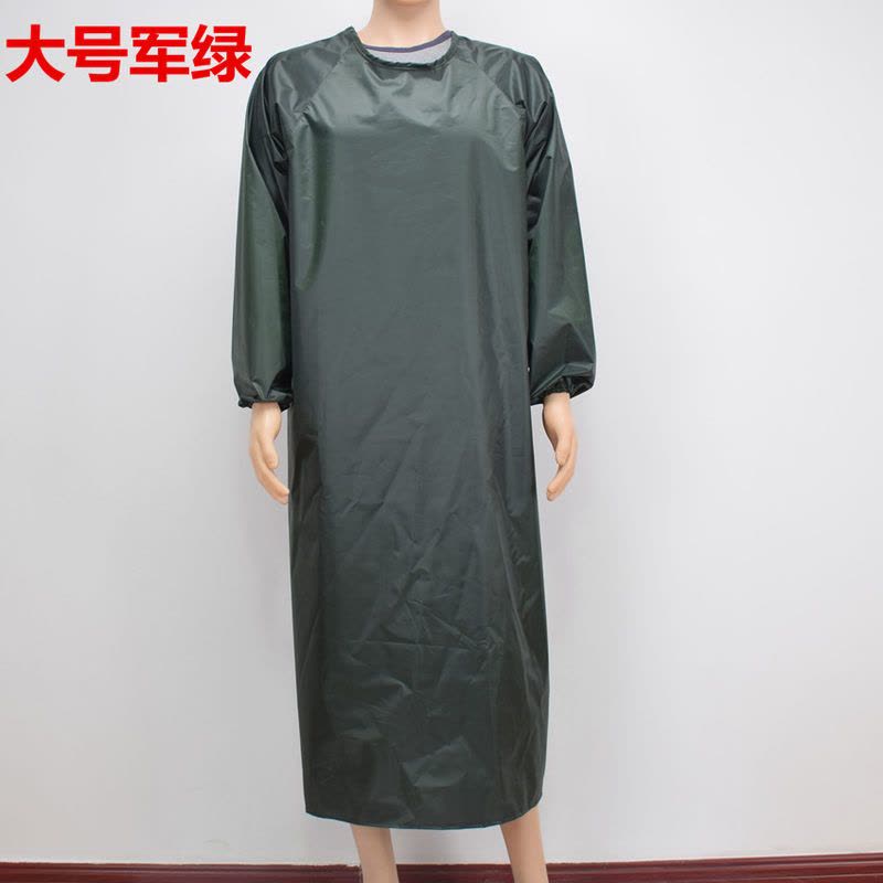 软皮围裙防水产餐饮专用洗碗食堂防油厨房女耐酸碱防尘罩衣工作男图片