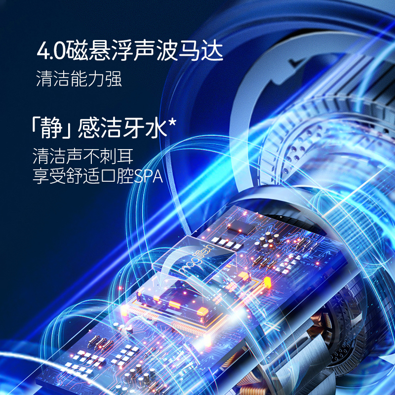 MAGITECH美技电动牙刷成人充电自动声波软毛情侣款套装男女