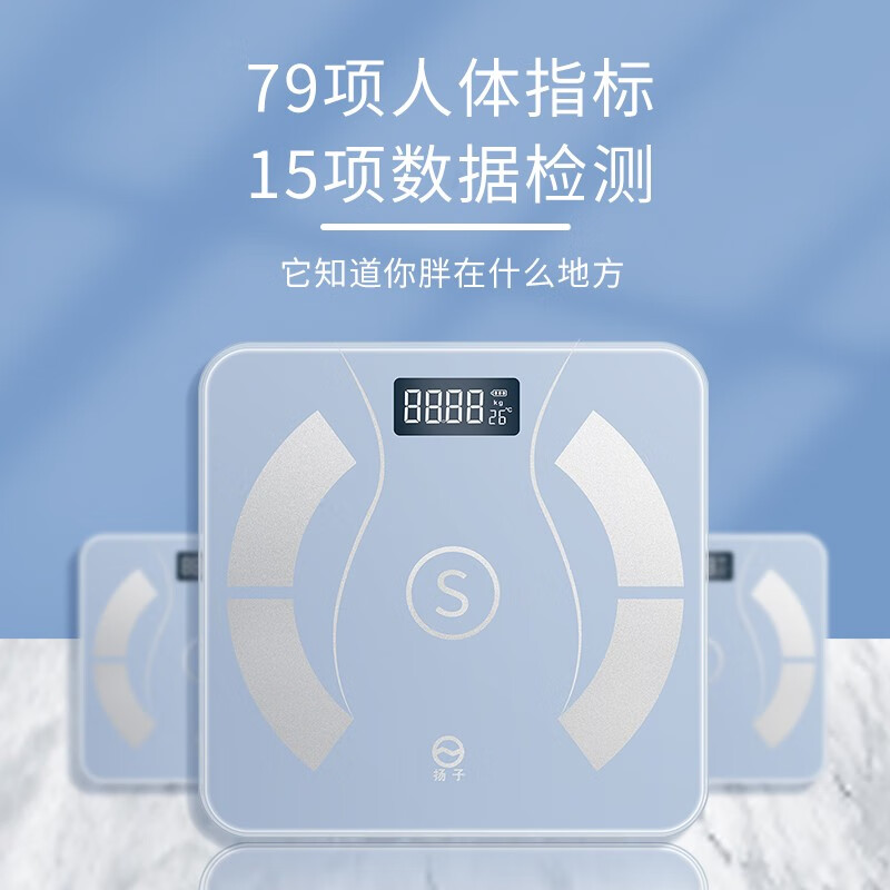 扬子 扬子 JS-2629体脂秤(蓝色)高清大图