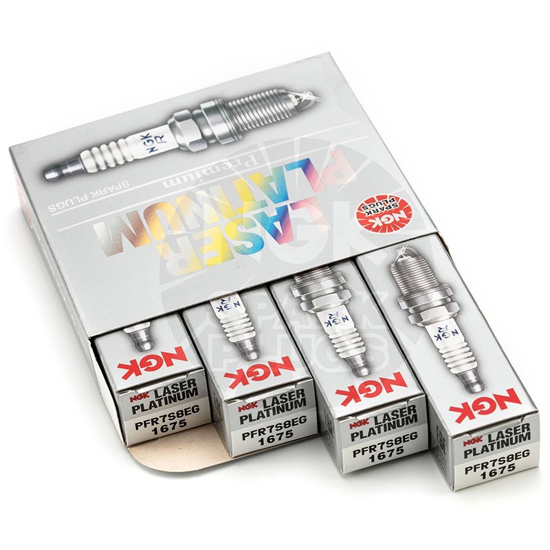 NGK双铂金火花塞 PFR7S8EG 1675 单支装 适用于奥迪A3A4LA5Q3Q5A6L大众迈腾速腾CC途观明锐