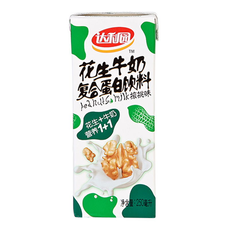 达利园花生牛奶核桃味250ml*12盒 原味奶饮料 含糖高清大图
