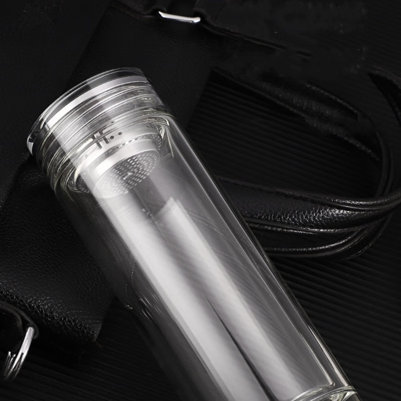 厨小姐加厚双层玻璃水杯300ML/CXJ-SY-028个