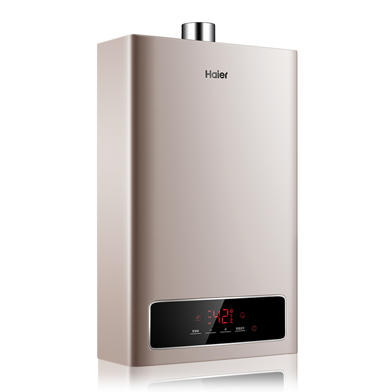 Haier/海尔热水器12升燃气热水器JSQ24-12YD3(12T)(拉丝) 天燃气恒温节能 水气双调 智能变升高清大图