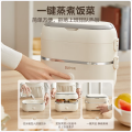 苏泊尔（SUPOR）加热饭盒插电上班族带饭保温304钢内胆办公室用小型热饭锅电热饭盒 2L