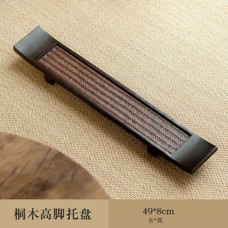 复古杯架竹制茶杯垫手工编织茶杯托盘复古高脚茶台干泡台功夫茶具 未找到匹配项 桐木高脚托盘