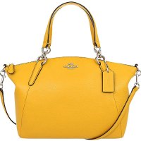 COACH 蔻驰 小号饺子包 Kelsey 软真皮拉链手提单肩斜挎包 36675 55514 Coach女包