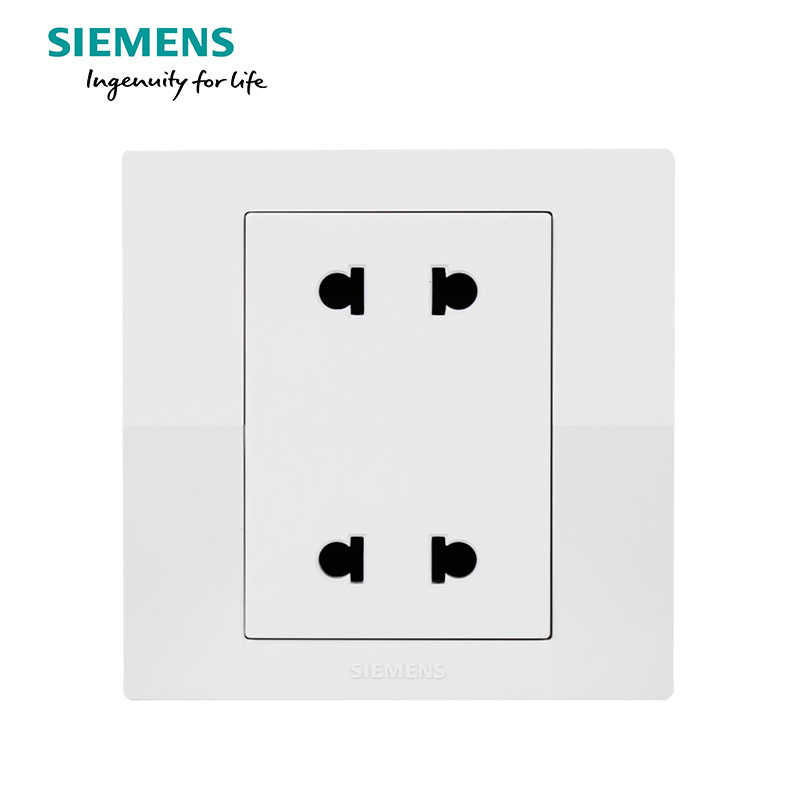 西门子(SIEMENS)开关插座 悦动雅白系列四孔电源插座5UB80123NC01