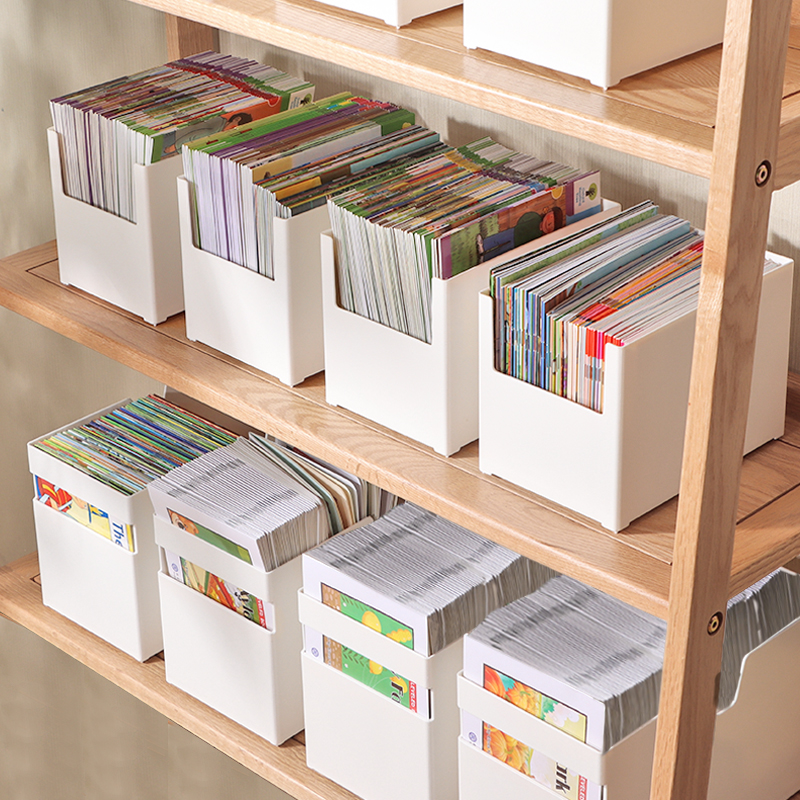 儿童分级绘本读物收纳盒书本书籍raz牛津树海尼曼书柜储物整理箱