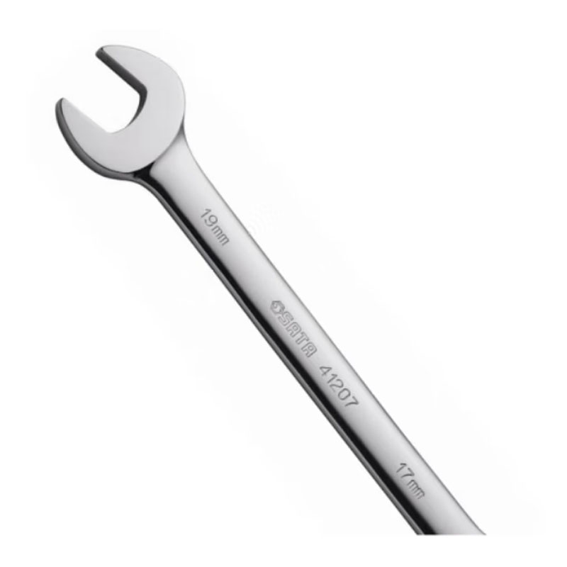 世达全抛光双开口扳手17*19mm 41207高清大图