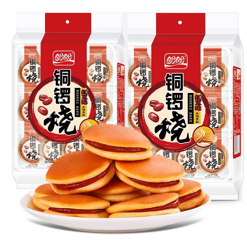盼盼 铜锣烧 (红豆味) 480g(内装40枚)