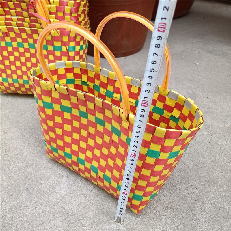 篮子 农村老式菜篮子 手提篮 菜篮子编织 编织手提篮 1个