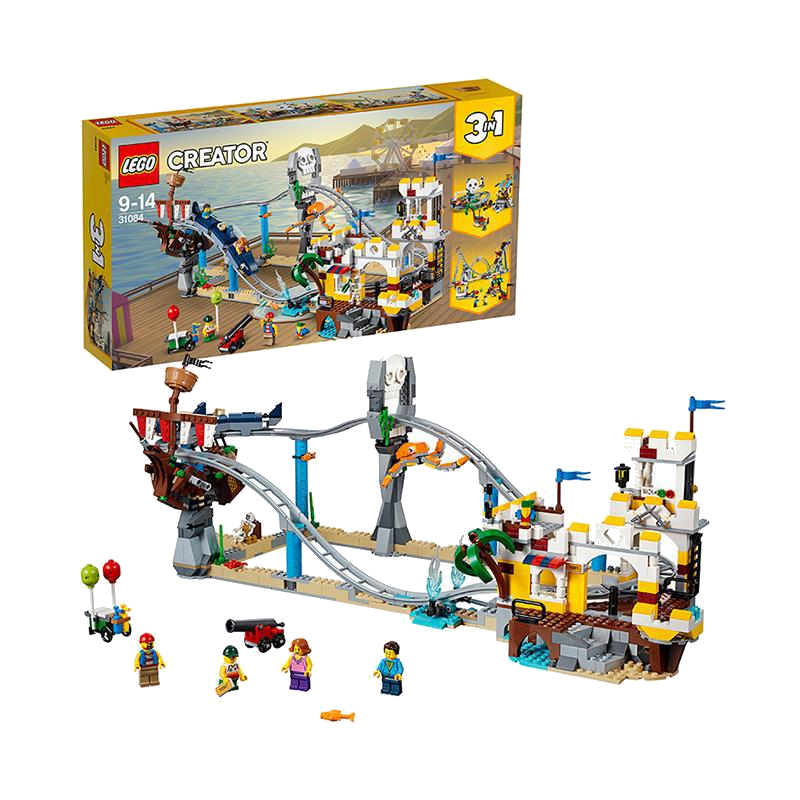 LEGO乐高创意三合一海盗过山车31084