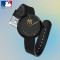 美职棒(MLB)潮流果冻表防水简约时尚手表 黑色 MLB-NY22101-BP7